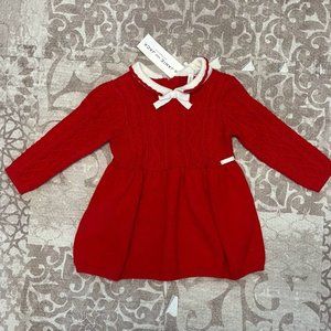 Janie and Jack Baby Girls Cable Knit Sweater Dress